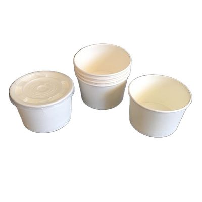 وعاء الورق المستخدم لمرة واحدة 350ml PE مغلفة للطباعة المخصصة