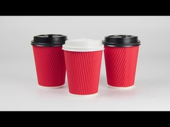 كأس ورق الحائط المتموج